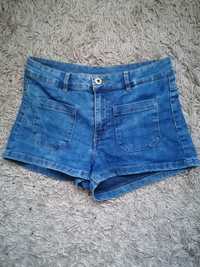 krótkie spodenki jeansowe h&m