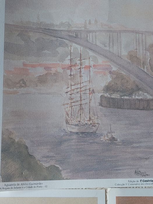 Aguarelas - coleção V centenário dos descobrimentos portuguesesde Abíl