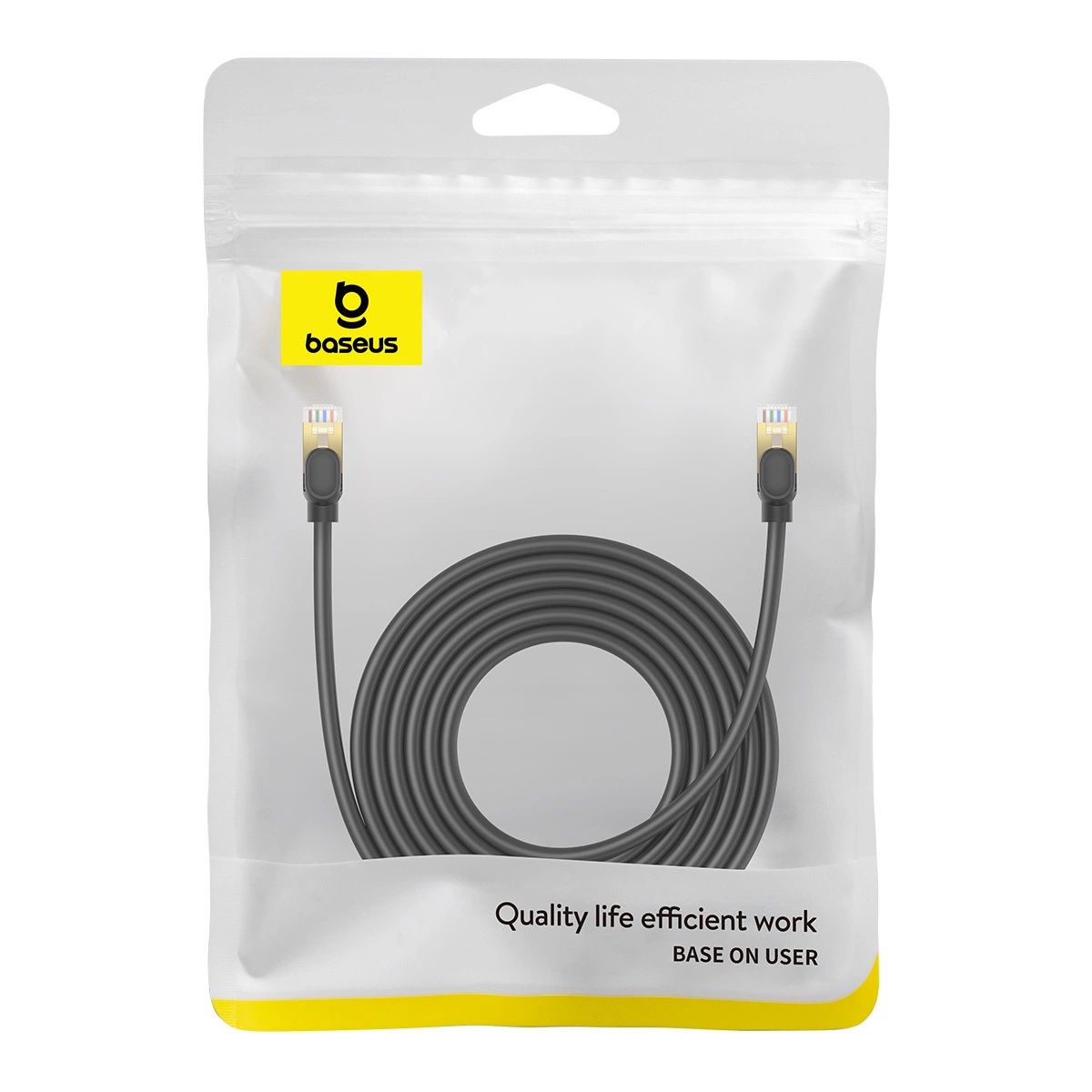 Kabel Ethernet Baseus High Speed Cat 8 40 Gb/S 5 M - Czarny
