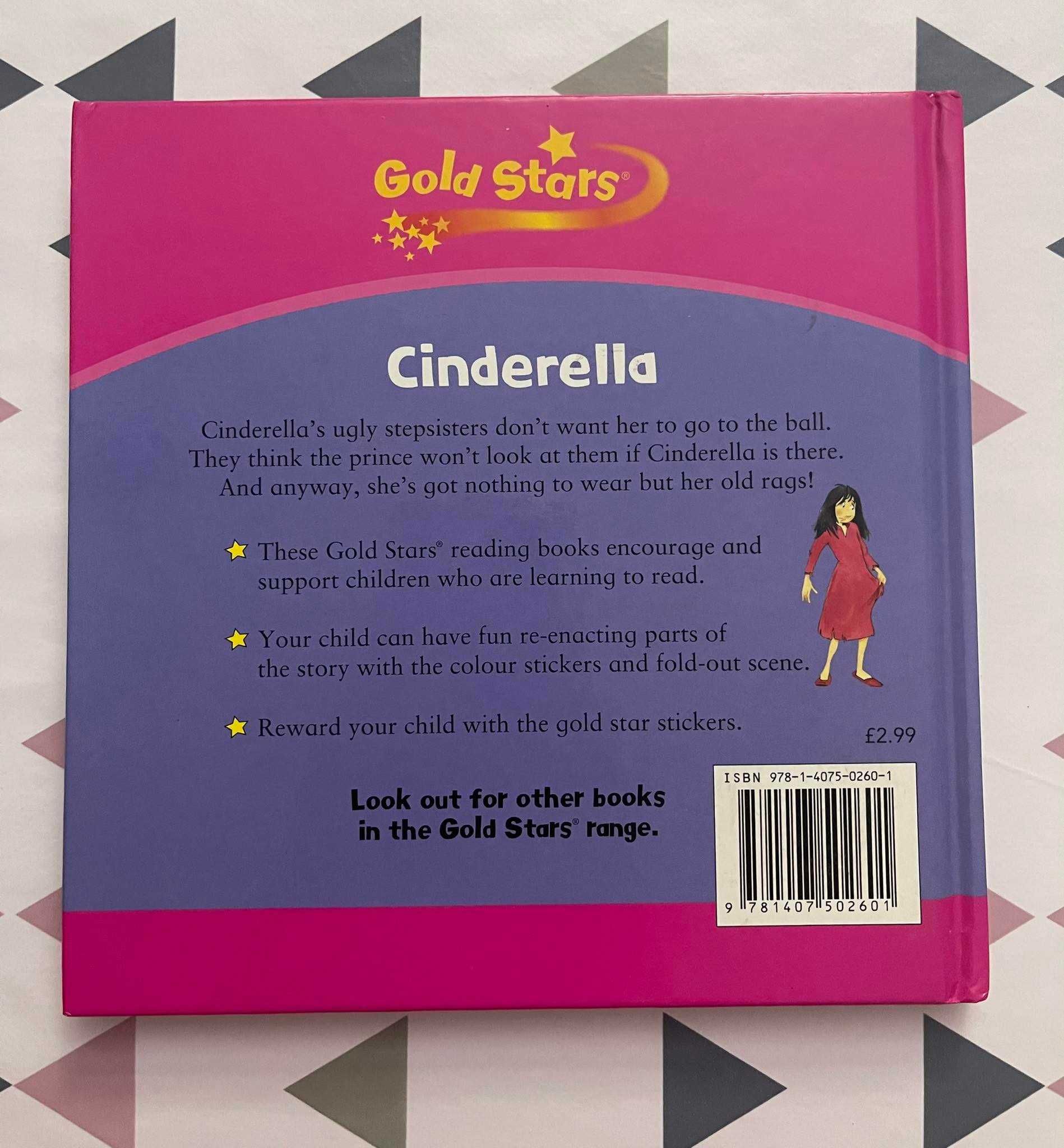 Livro - Cinderela - Gold Stars, em inglês, para aprender a ler