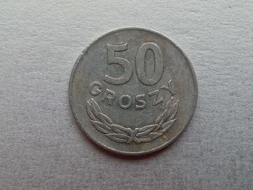 Moneta 50 gr z 1976 bez znaku mennicy