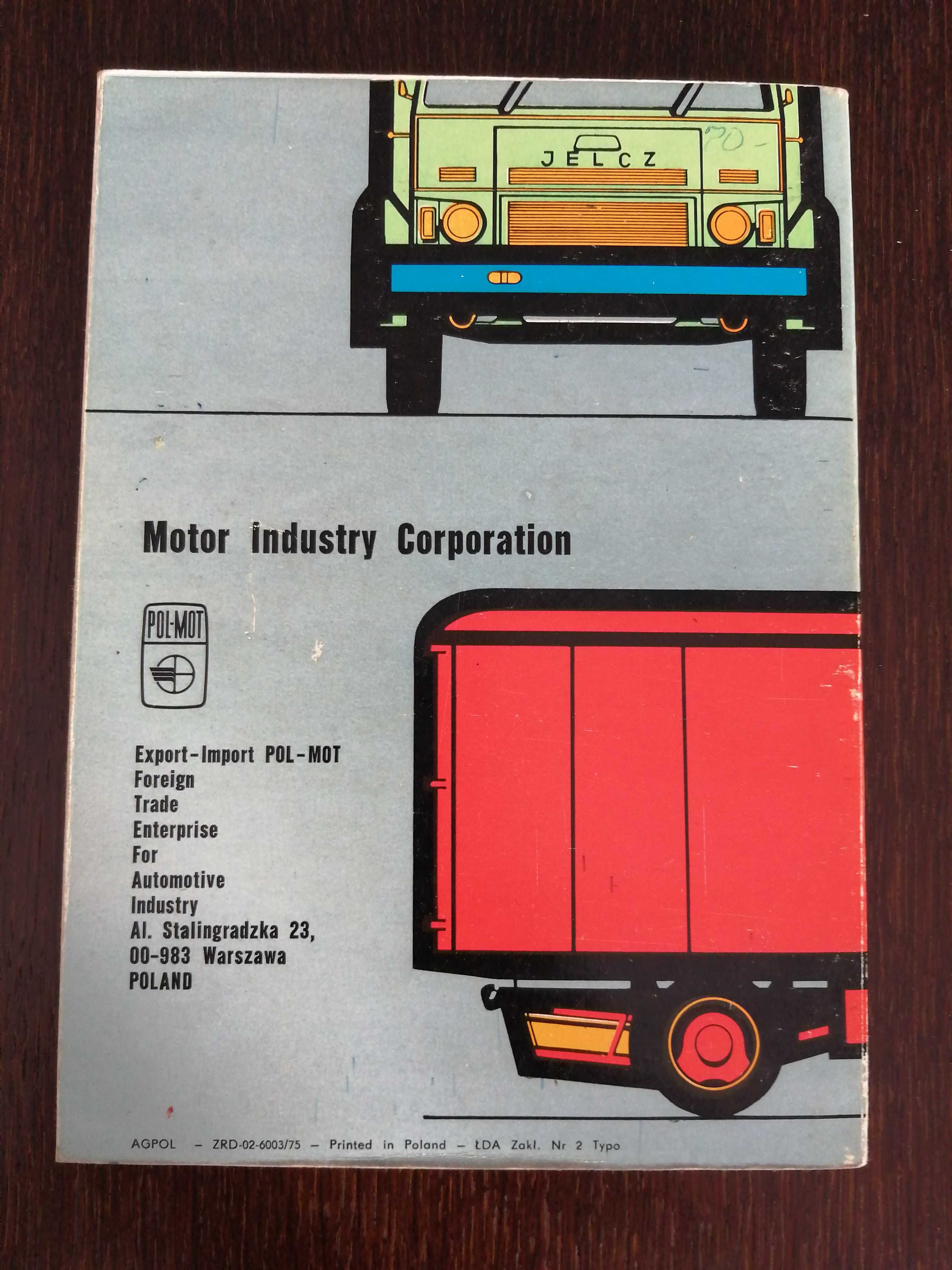 Katalog samochodów POL-MOT 1975