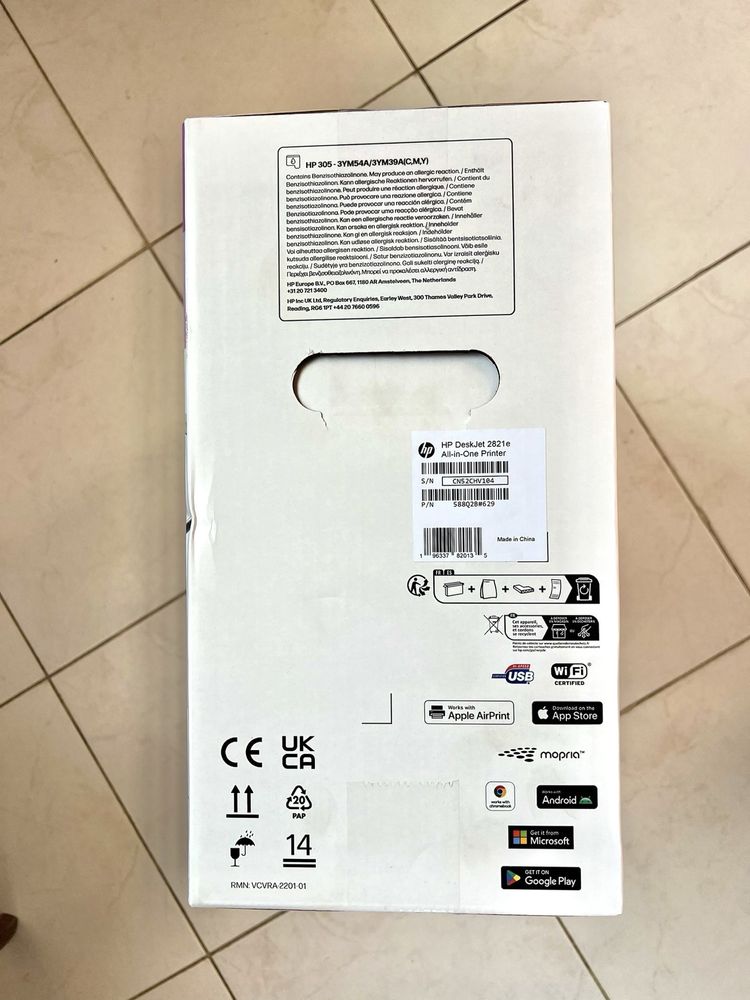 Impressora HP DeskJet2821e nova