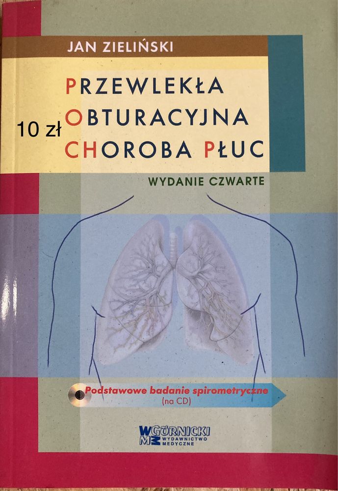 Przewlekła obturacyjna choroba płuc wydanie czwarte, J. Zieliński + CD