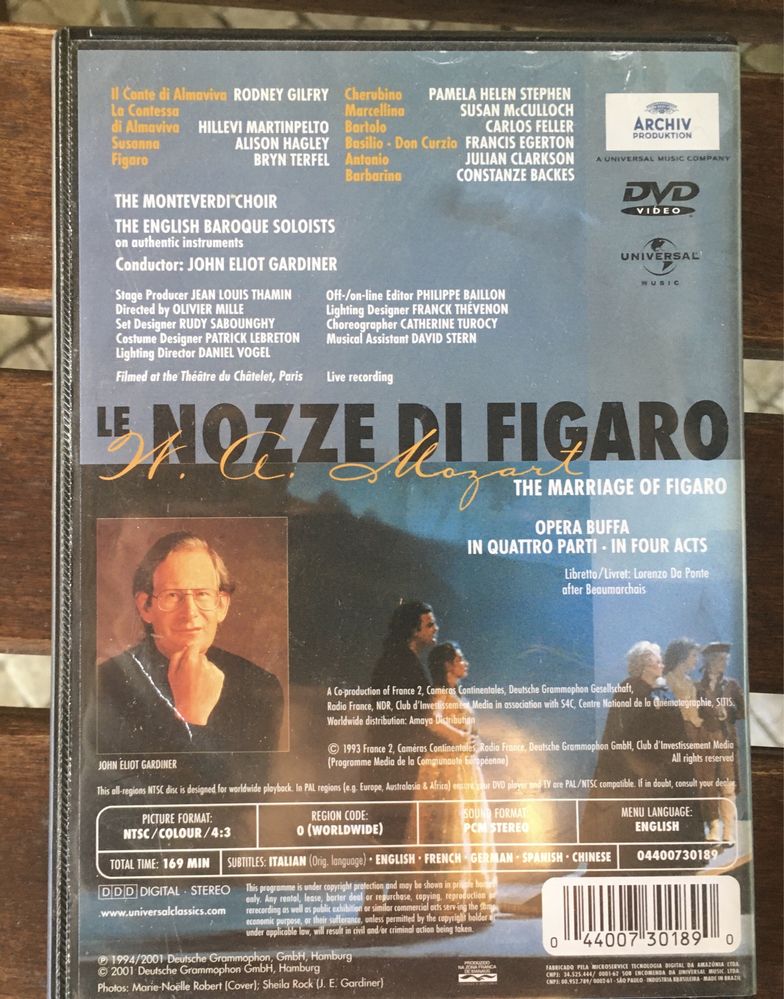 DVD Musica “Le Nozzle di Figaro”