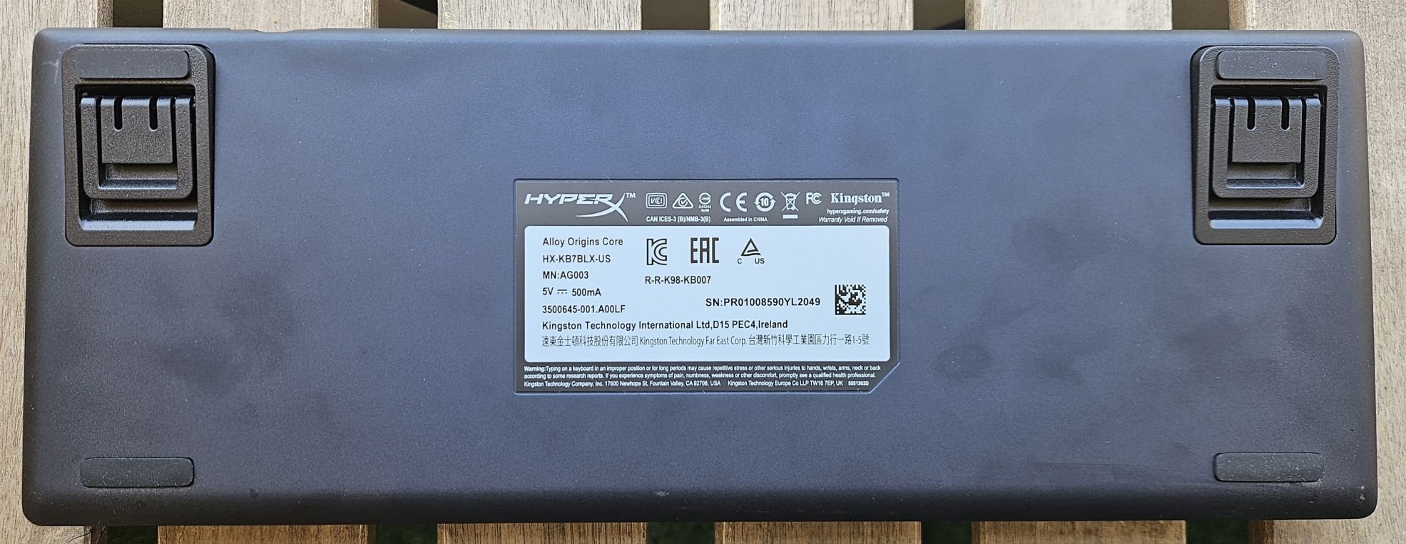 Teclado Mecânico HyperX Alloy Origins Core RGB