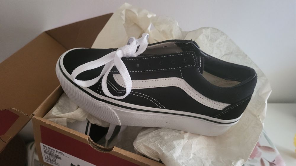 Vans Old Skool Plantform novas