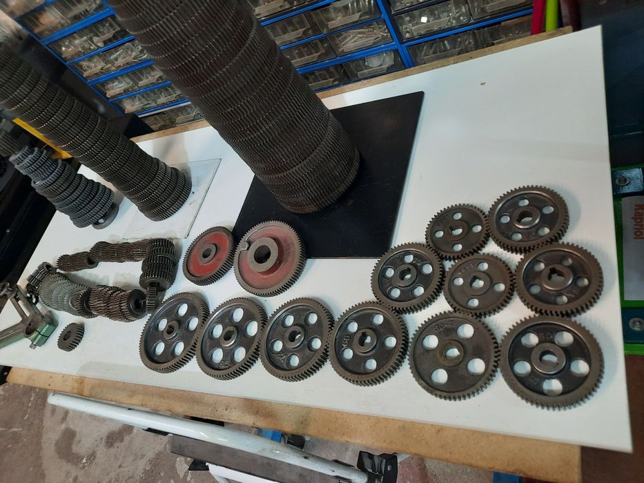 Carretes para torno mecânico módulo 1,5 e 1.25