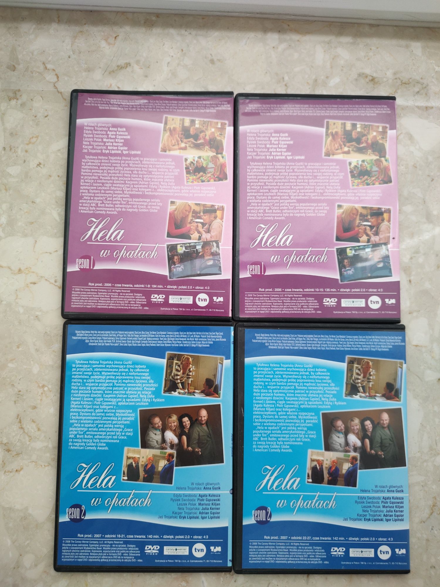 Serial Hela w opałach sezon 1 i 2 płyta dvd