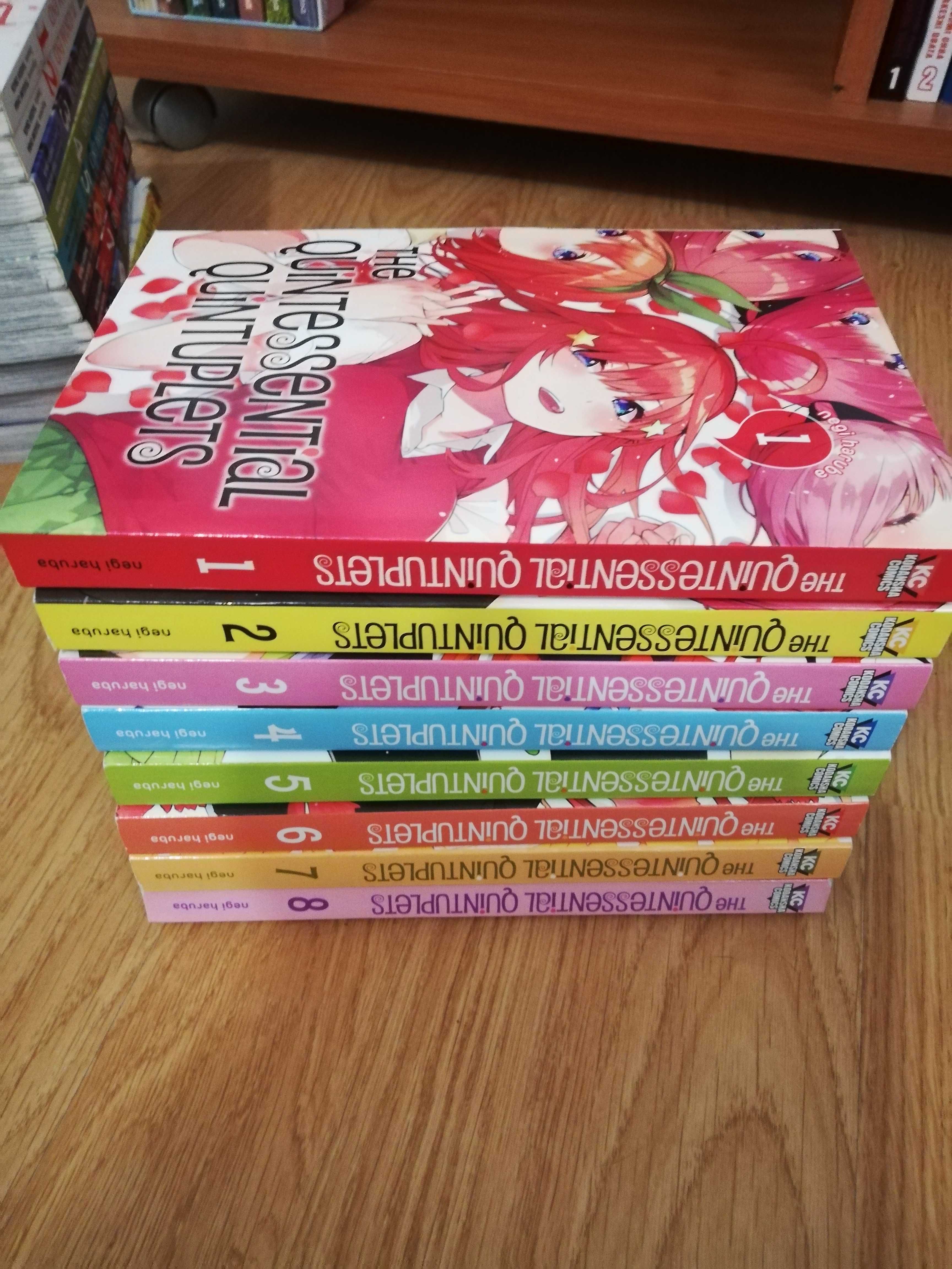 Vendo manga The Quintessential Quintuplets Vol 1 a 8