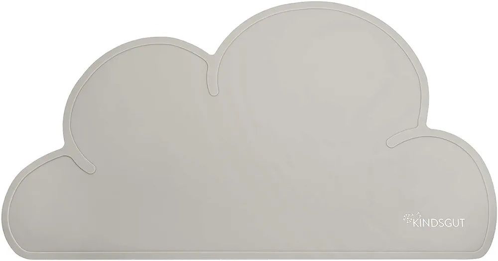 Kindsgut Podkładka na stół chmura dla dzieci bez BPA szara silikonową