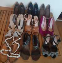 Lote sapatos e sandálias mulher
