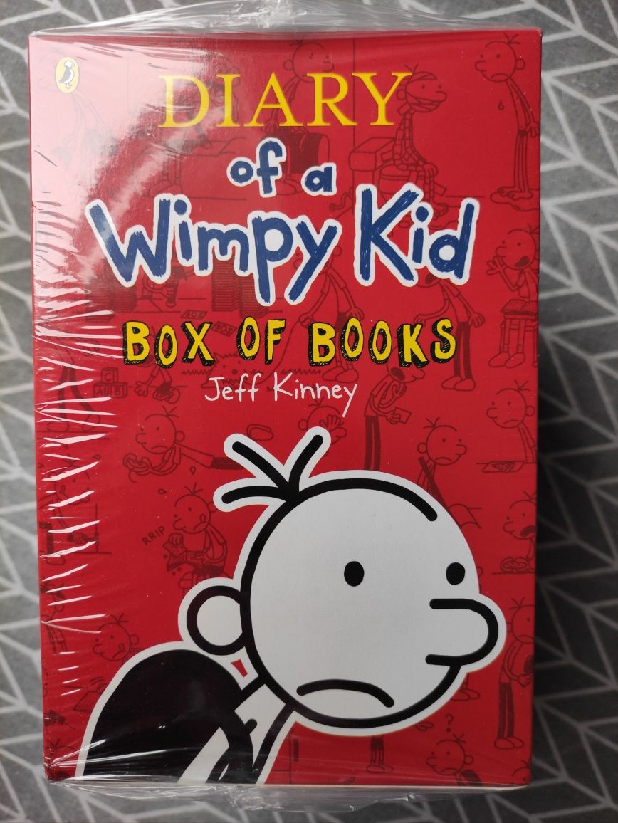 Nowy zestaw 12x Diary of a Wimpy Kid Dzienniczek Cwaniaczka po angiels