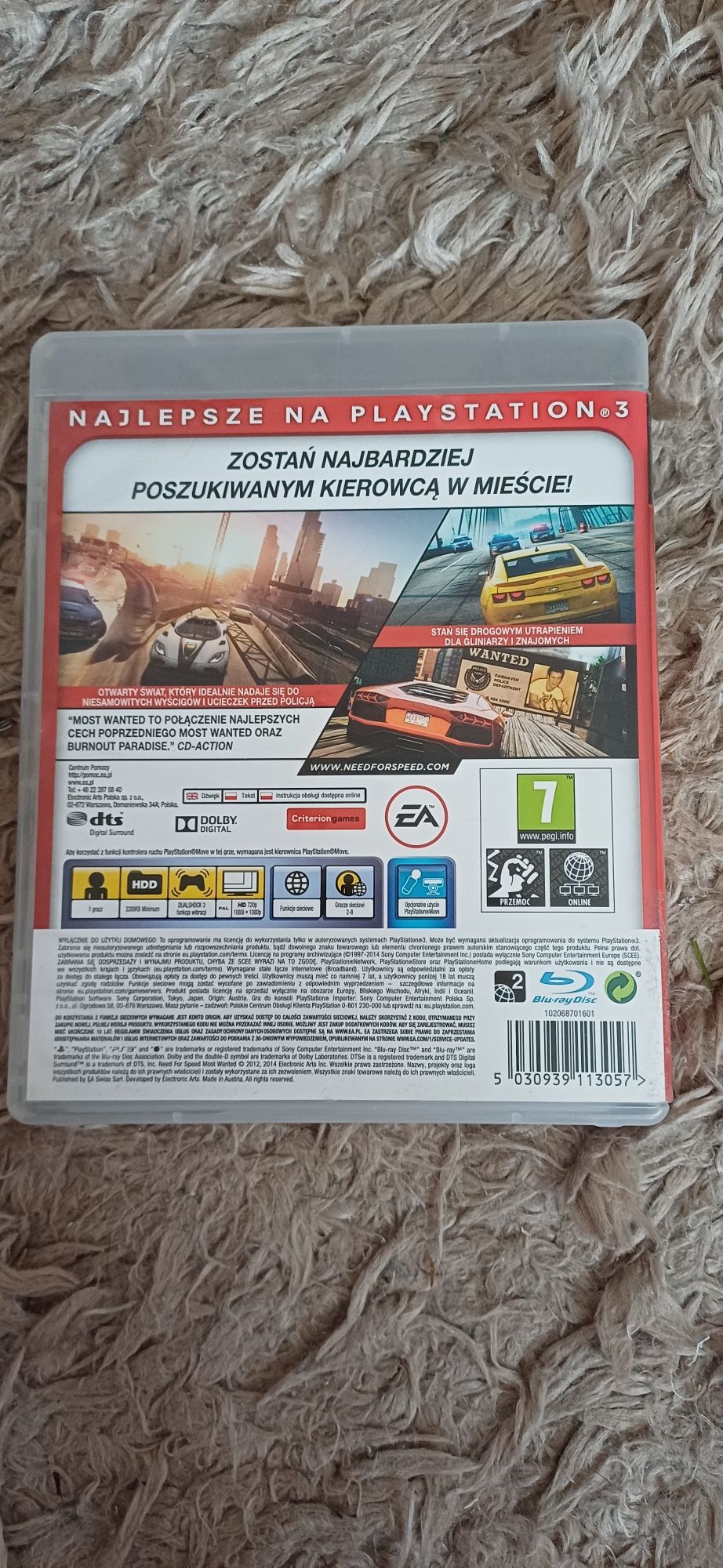 Nfs most wanted pl na ps3