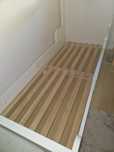 Łóżko Ikea pojedyńcze białe Busunge 80x200 cm ikea