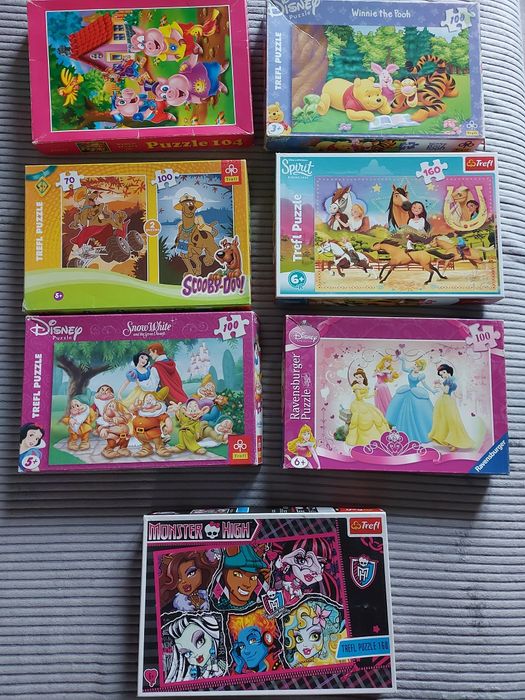 Zestaw Puzzle Trefl 5/6+