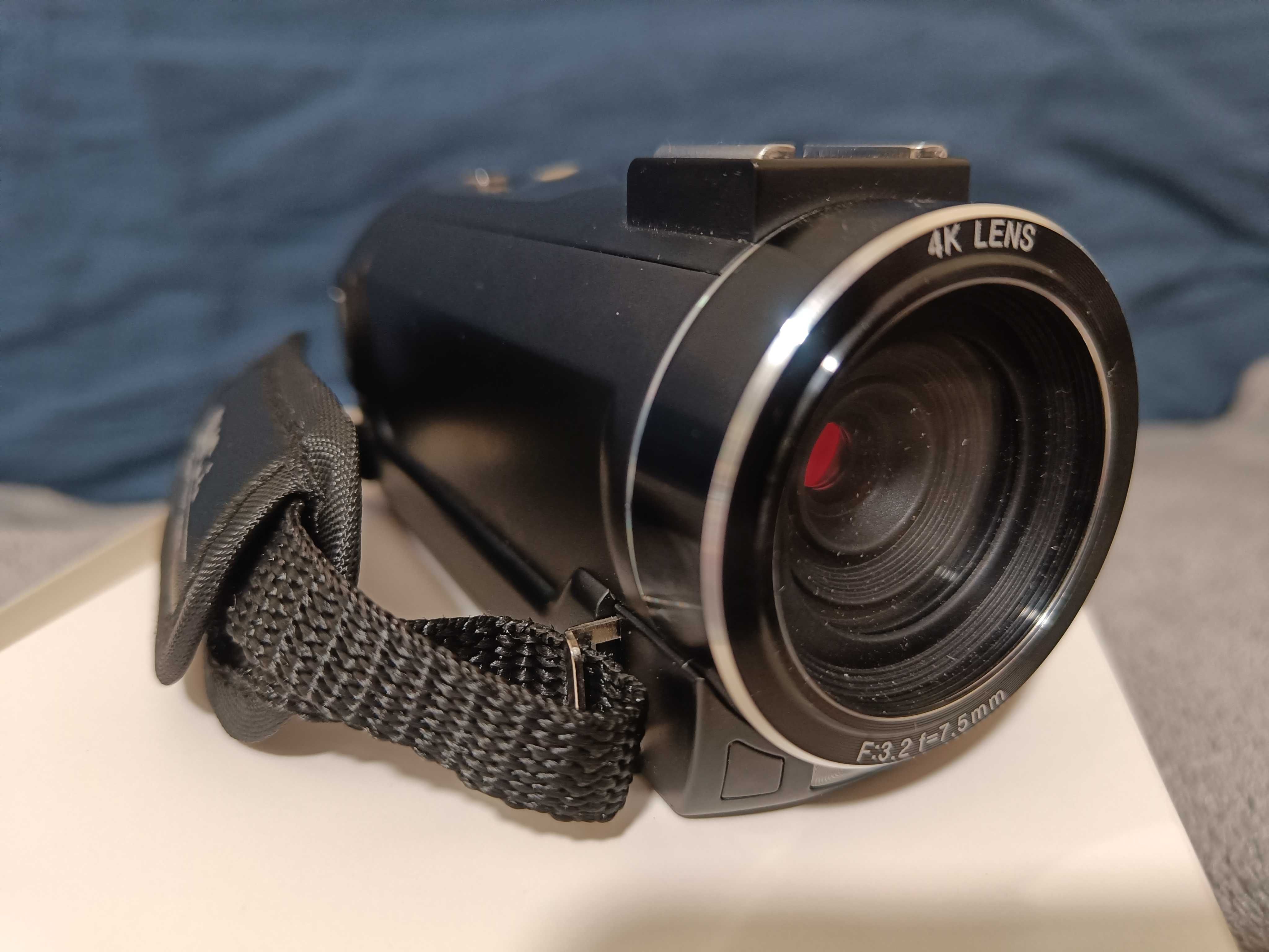 Kamera cyfrowa DVC Ordro HDR – AE8 4k z bogatym wyposażeniem + lampa