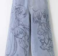 Spodnie anime 160 cm manga Miku demon slayer