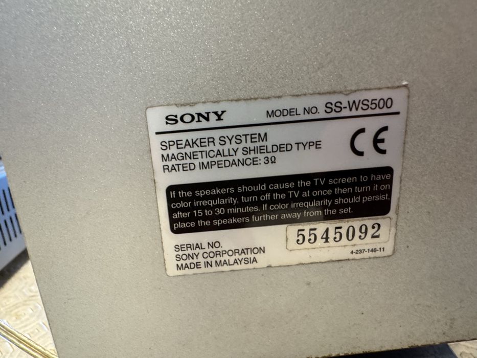 Sistema Home Cinema Sony