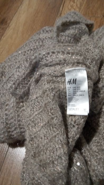 Szal komin H&M beżowy