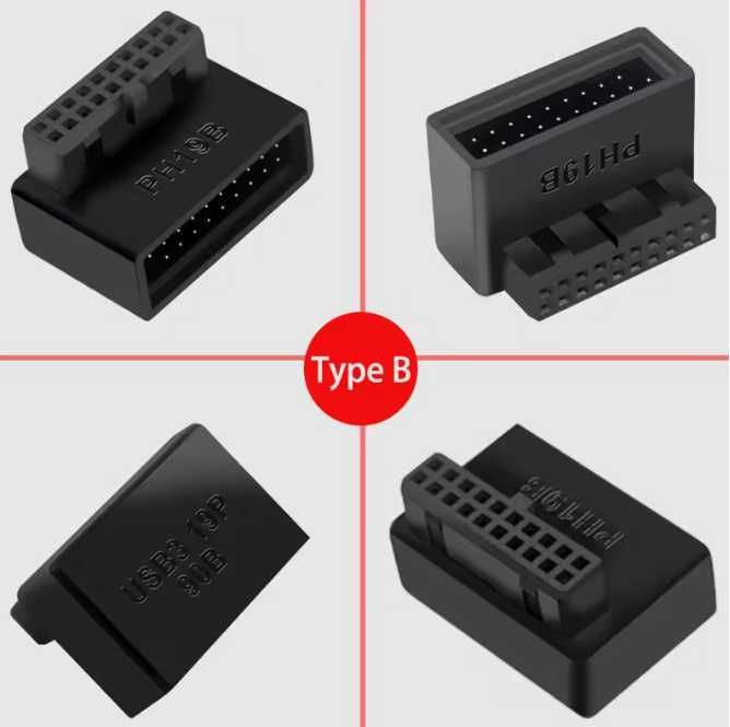 Adapter front panel header USB 3.0 19/20pin