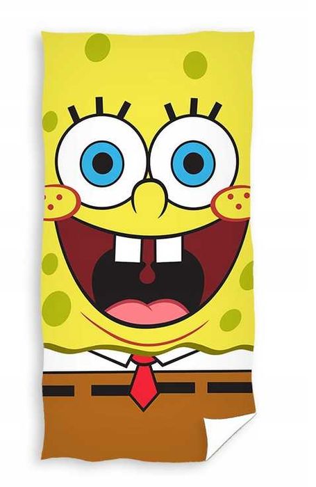 Ręcznik kąpielowy 70x140 Spongebob bawełniany