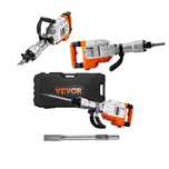 VEVOR 3500W Elektryczny Młot Wyburzeniowy 60J Zestaw 2 Dłuta Wysyłka