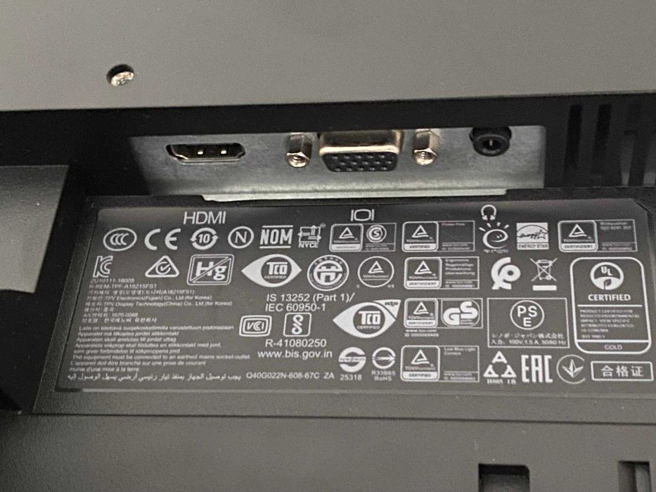 Monitor Lenovo ThinkVision® S22e-19 de 21,5” FHD