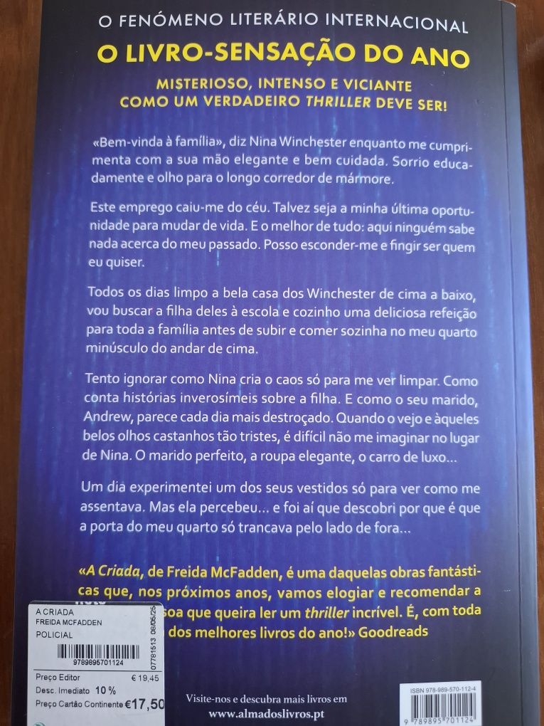 Livros Freida McFADDEN