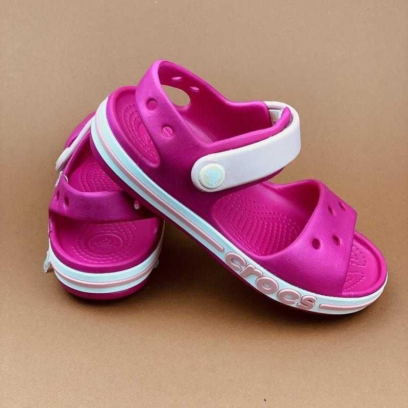 Crocs Crocband Sandal Barely Pink детские сандали оригинал С7-J3