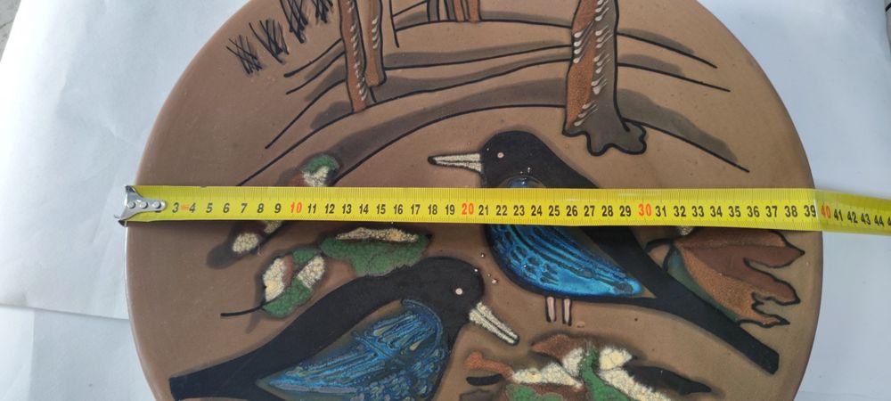 Настінна тарілка ЛКСФ Львівська кераміко скульптурна фабрика