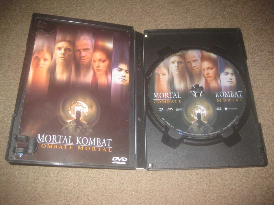 DVD "Mortal Kombat: Combate Mortal" com Christopher Lambert