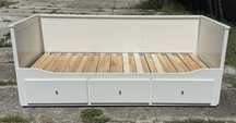 Łóżko Hemnes Ikea białe z materacem