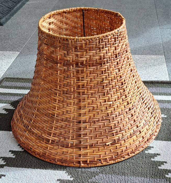 Klosz abażur rattan IKEA