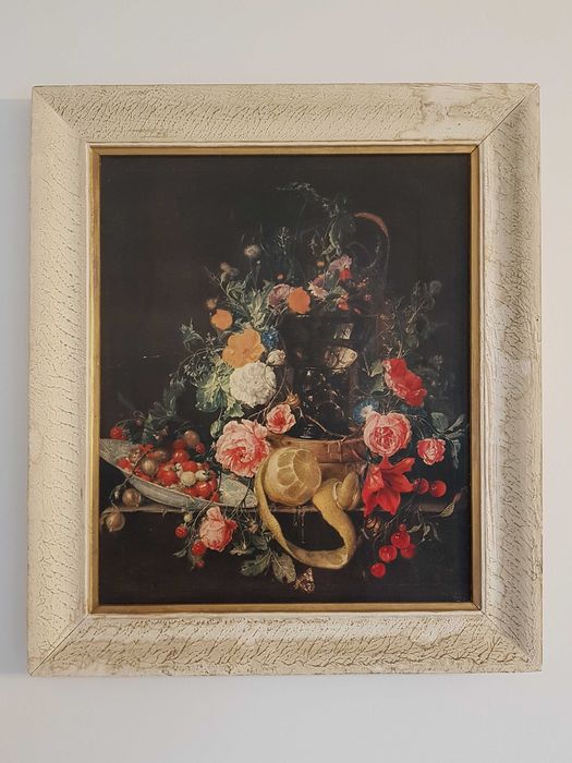 Reprodukcja Galeria Drezno 1984r. Cornelis de Heem - Martwa natura