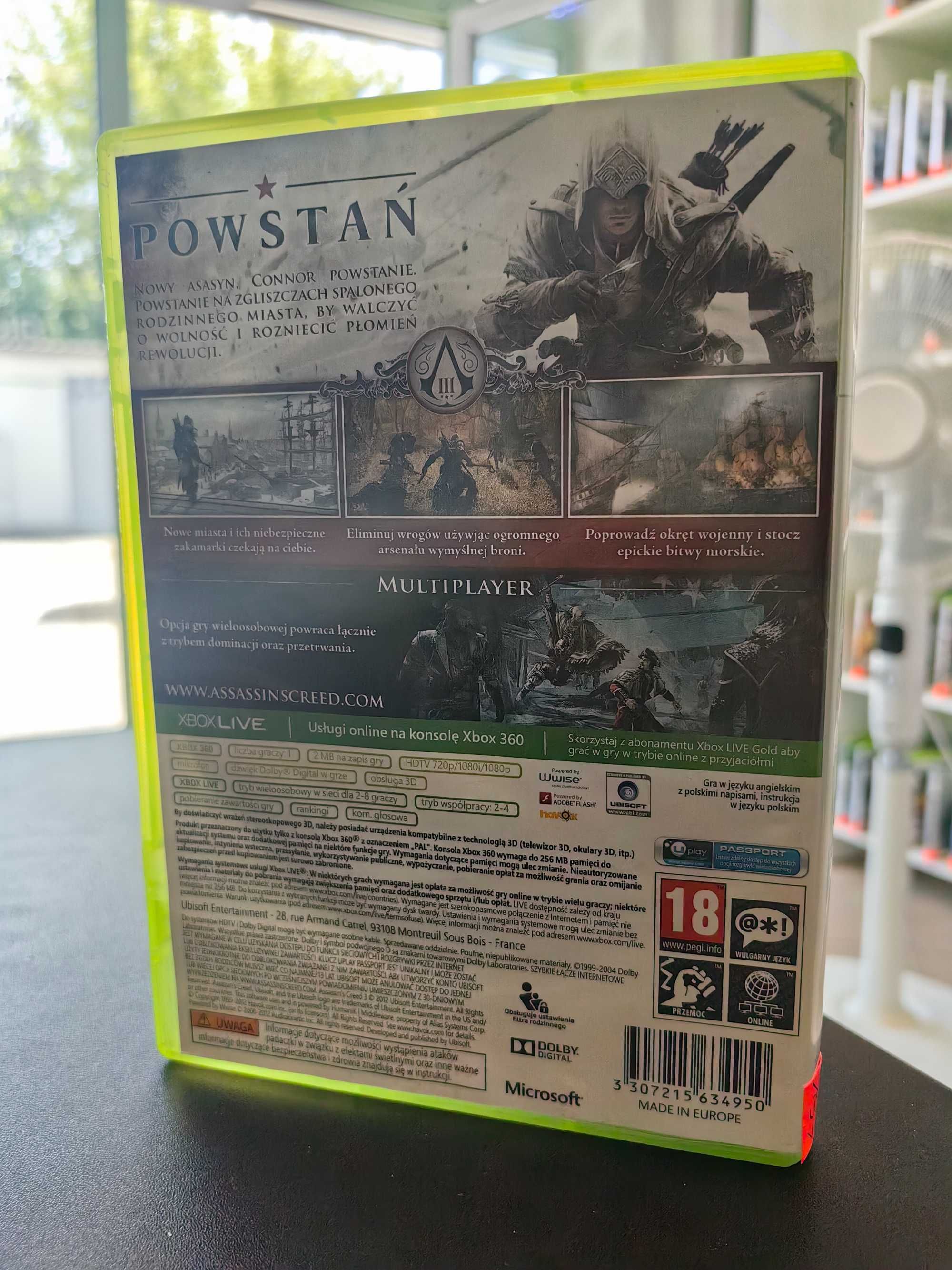Assassin's Creed III X360 SklepzGramiWWA