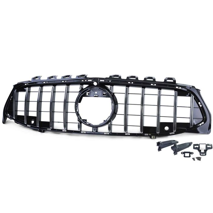 Grelha Panamericana Preto Brilhante Cromada MercedesCLA C118/X118 de19