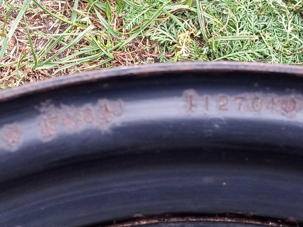 Oryginalne felgi stalowe 5 x 114.3 do Honda 15 cali - zestaw 4 szt