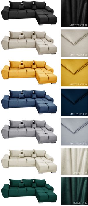 Naroznik Alaska L oraz U Funkcja spania Nowosc