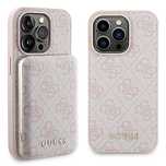 Zestaw etui Guess 4G Metal Logo na iPhone 15 Pro + powerbank 5000mAh M