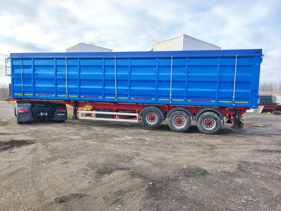 Самоскид контейнеровоз зерновоз заводський полуприцеп 68 кубів