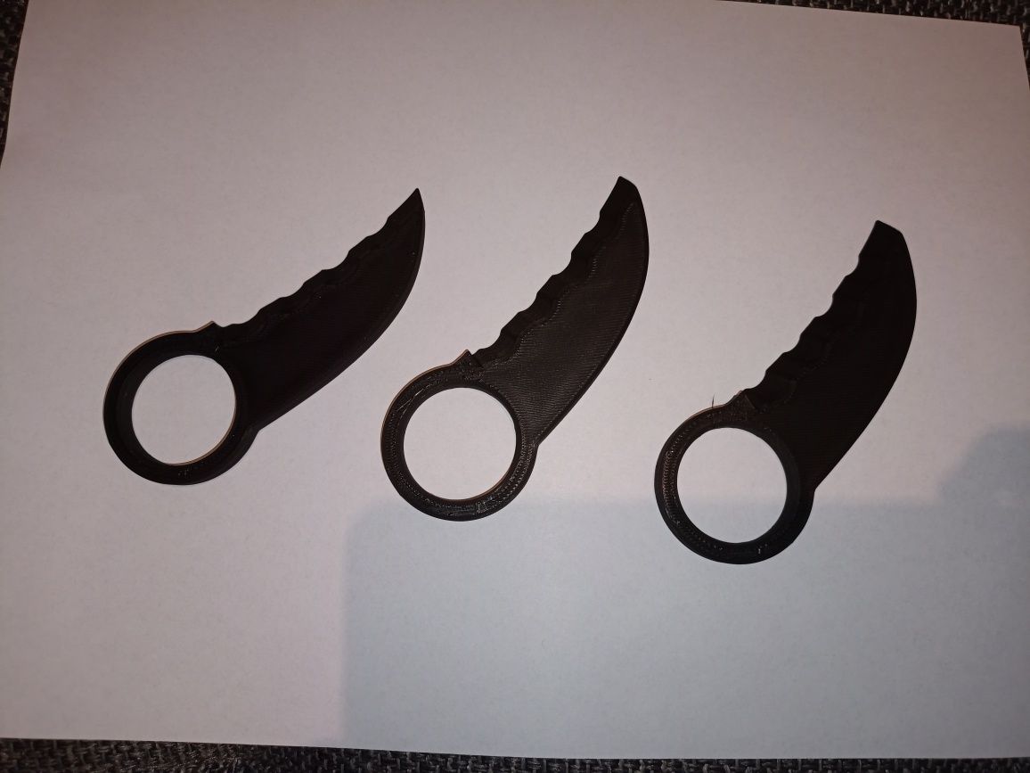 Mini karambit z drukarki 3D