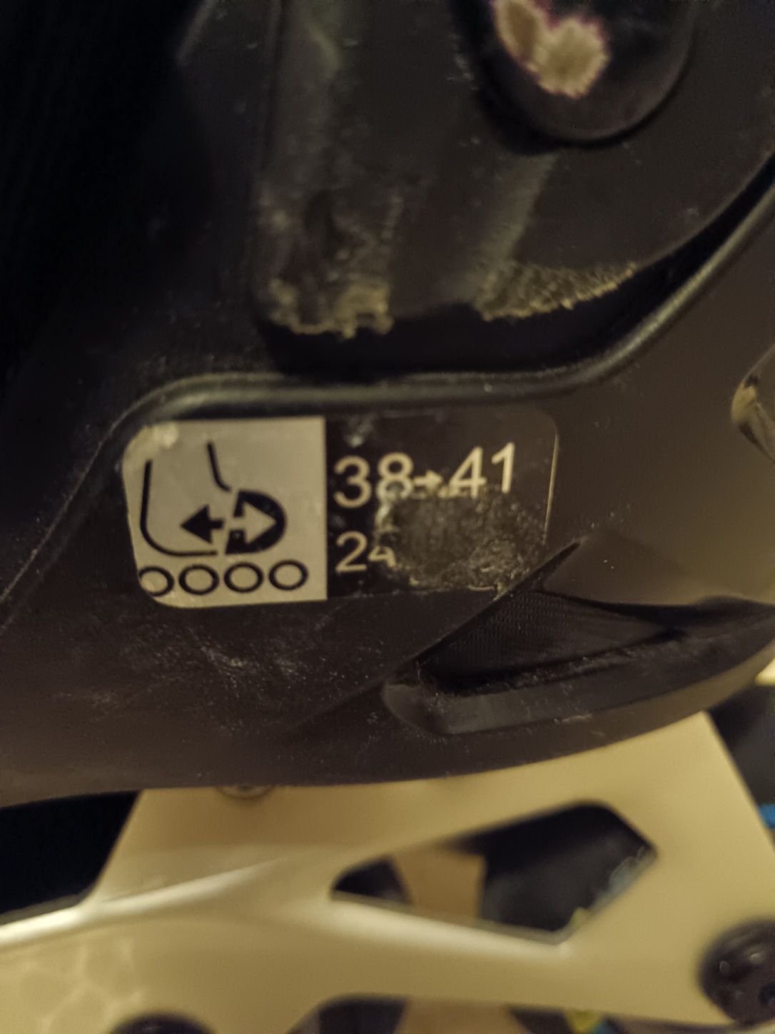 Patins em linha usados