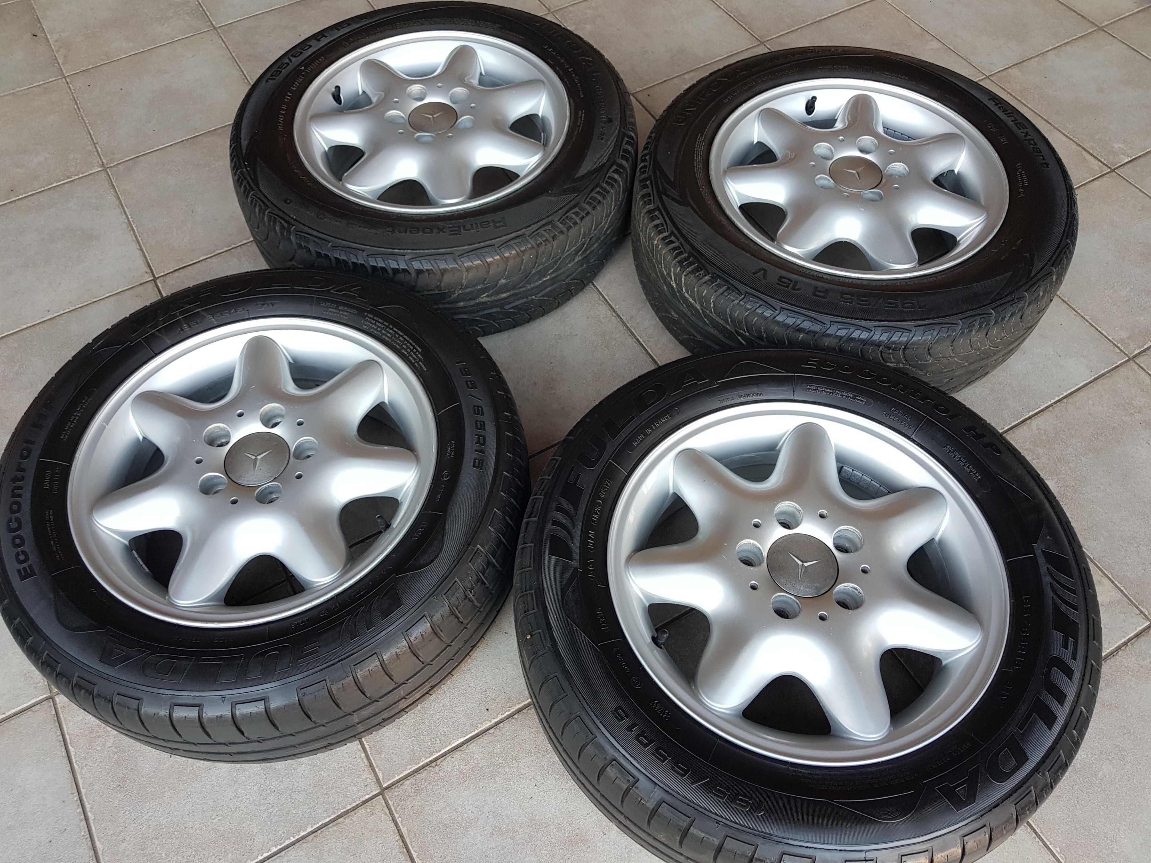 Koła Mercedes C klasa W203 E W210 6x15 et31 5x112 opony 195/65/15