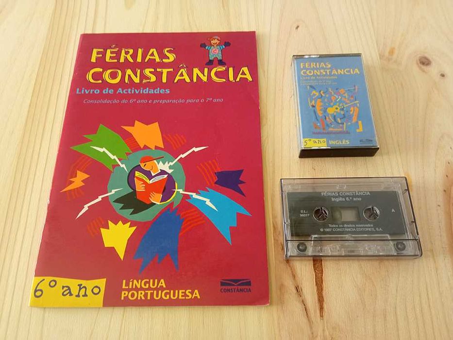 Férias Constância - Livro de Actividades Português e Cassetes Inglês