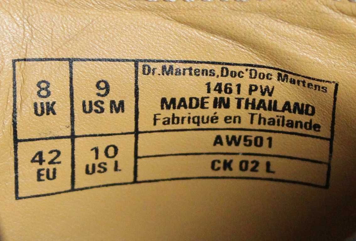 Туфлі Dr. Martens 1461 PW Оригінал 42р