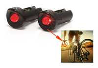 XLC Lampki rowerowe na kierownicę światło lampka LED 2 sztuki zestaw
