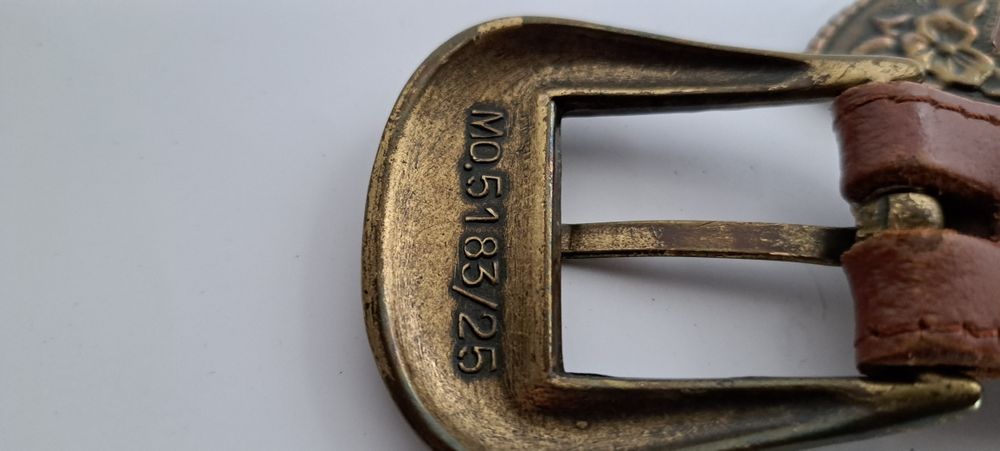 Stary pasek kowbojski skóra