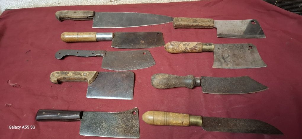 Lote de facas e cutelos