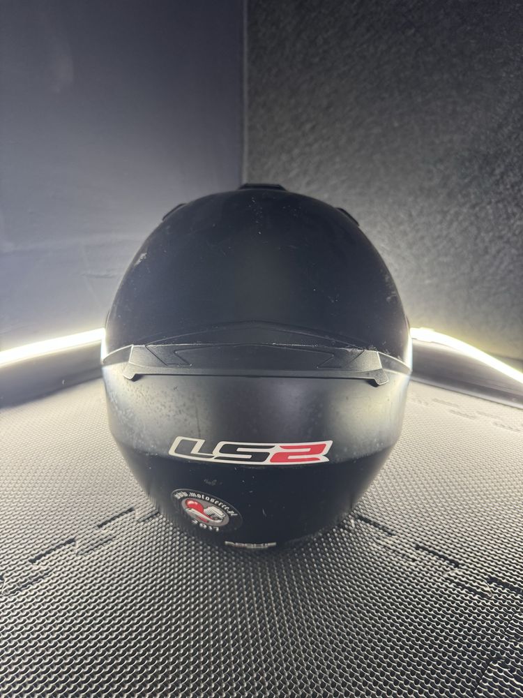 Kask motocyklowy LS2, czarny, rozmiar L